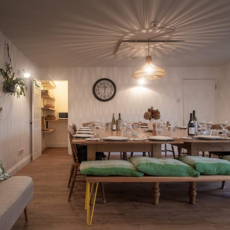 dining table and larder