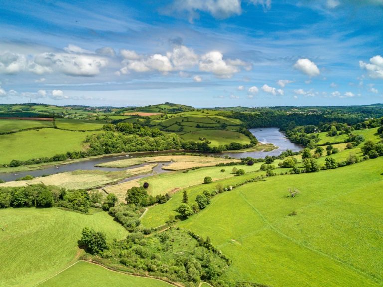 View of the River Dart from above